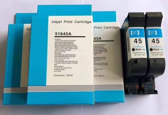 HP 45 BLACK GT INK CARTRIDGE (51645AA)
