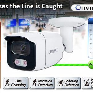 Alternative view of PLANET ICA-3480 H.265+ 4MP Smart IR Bullet IP Camera